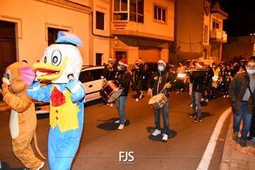 Papá Noel visita de sorpresa Lomo Magullo (Telde)/Francisco Javier Santana.